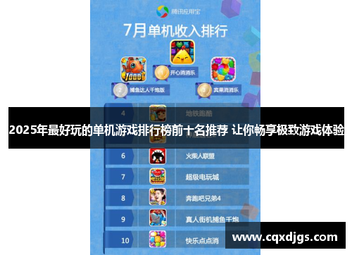 2025年最好玩的单机游戏排行榜前十名推荐 让你畅享极致游戏体验 2025年最好玩的单机游戏排行榜前十名推荐 让你畅享极致游戏体验